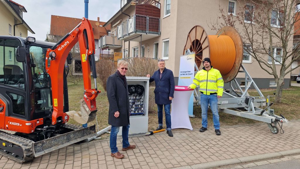 Spatenstich Für Den Glasfaserausbau In Weinböhla – GlasfaserPlus