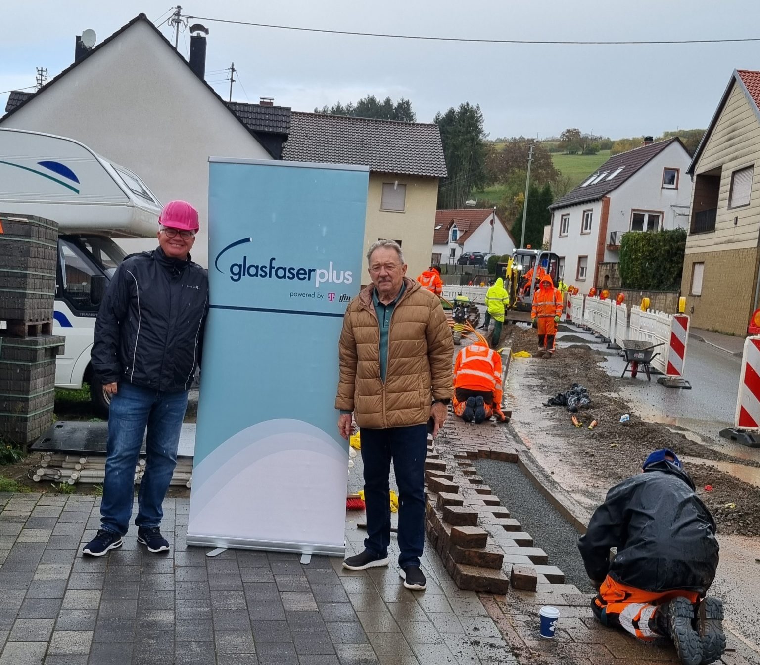 Spatenstich Für Den Glasfaserausbau In Olsbrücken – GlasfaserPlus