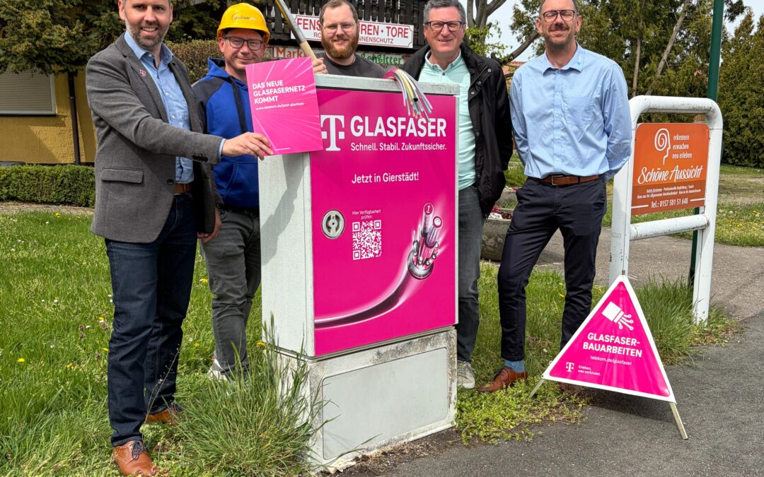 GlasfaserPlus startet den Glasfaser-Ausbau in Gierstädt und Kleinfahner