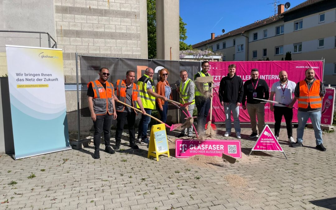 Spatenstich für den Glasfaser-Ausbau in Erlensee