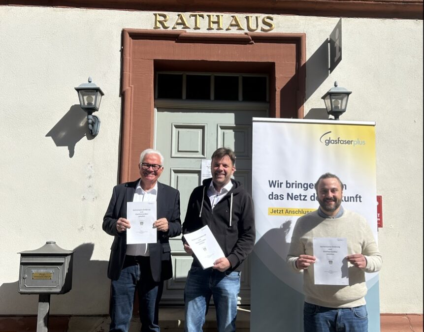 GlasfaserPlus baut in Freinsheim Glasfaser-Anschlüsse