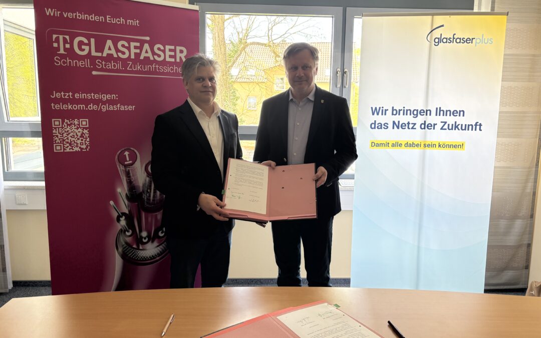 Geförderter Breitbandausbau: GlasfaserPlus baut im Landkreis Oder-Spree 1.320 Glasfaseranschlüsse