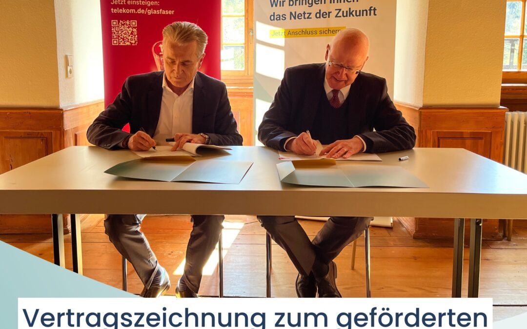 Geförderter Breitbandausbau: GlasfaserPlus baut im Landkreis Rottweil rund 5.200 Glasfaser-Anschlüsse