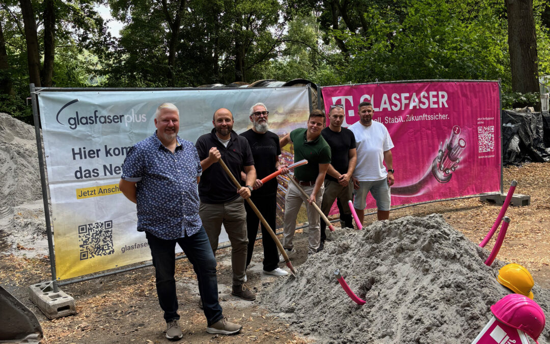 Spatenstich für den Glasfaser-Ausbau in Schotten