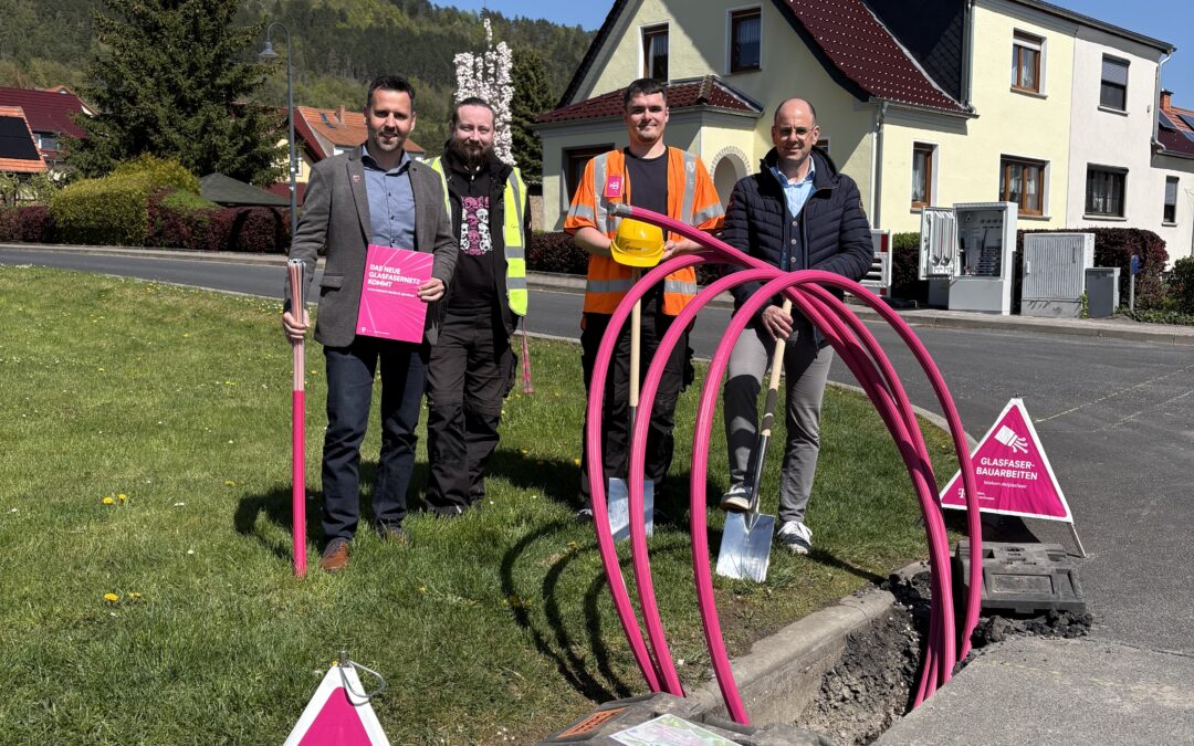 GlasfaserPlus startet den Glasfaser-Ausbau in der Stadt Treffurt