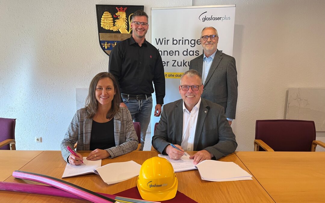 Geförderter Breitbandausbau: GlasfaserPlus baut in Kirchenpingarten Glasfaser-Anschlüsse