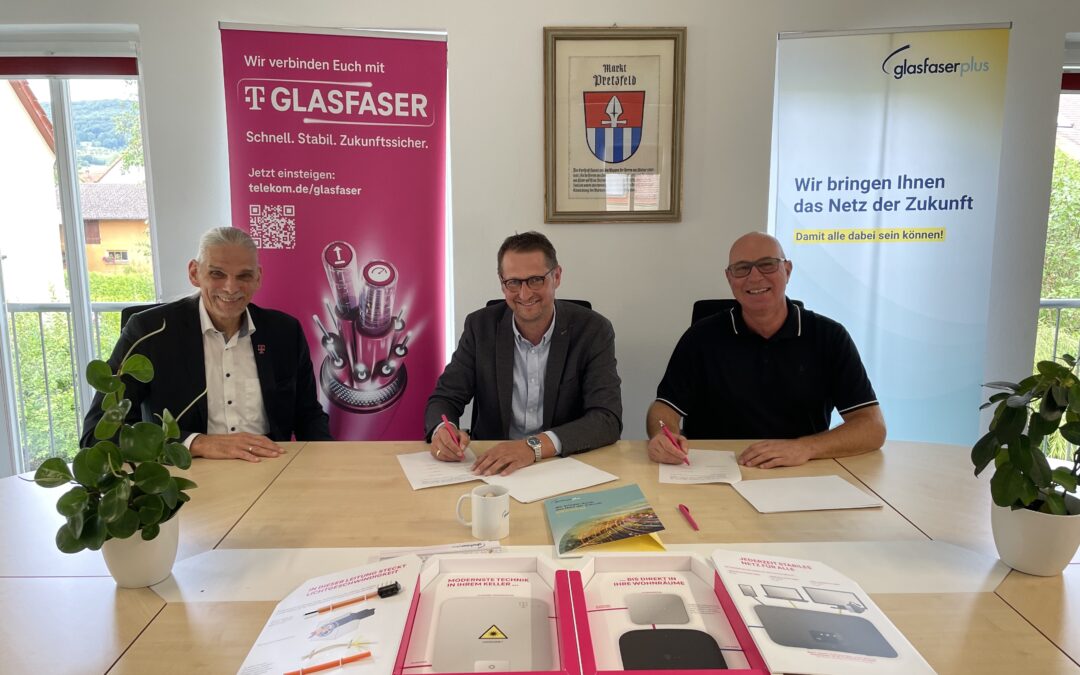 GlasfaserPlus baut in Pretzfeld Glasfaser-Anschlüsse