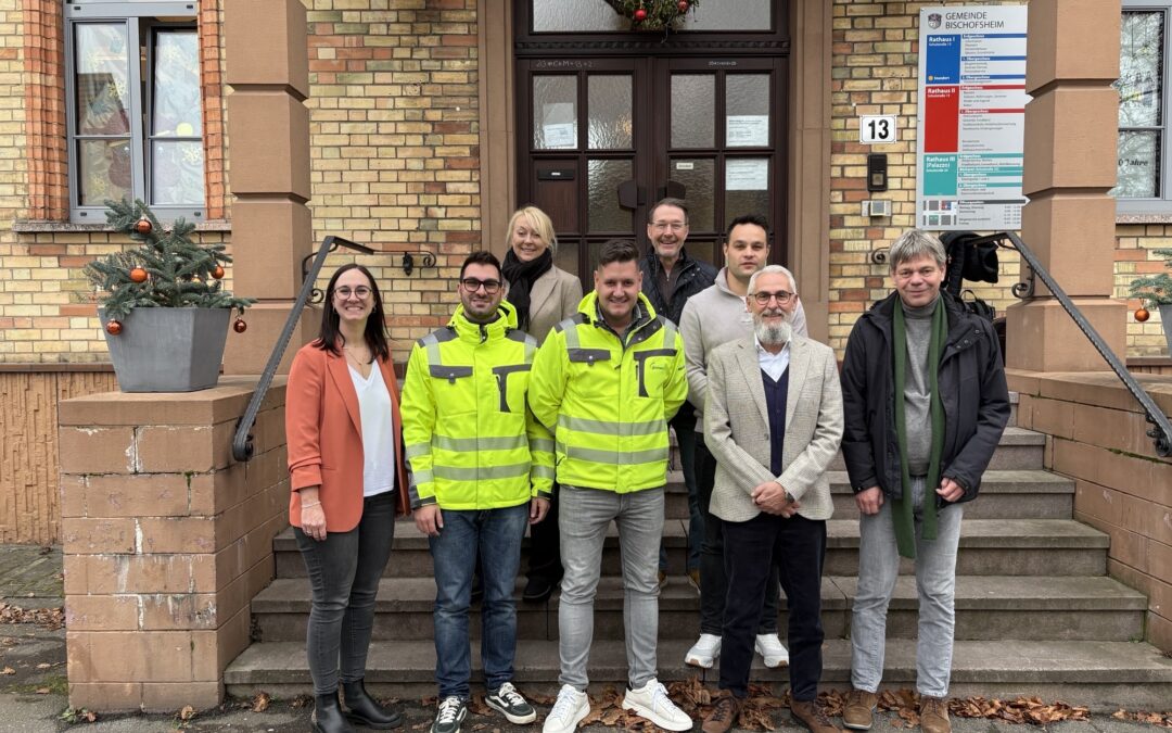 Bau-Kickoff für den Glasfaserausbau in Bischofsheim