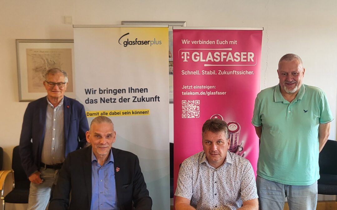 GlasfaserPlus baut in Burgbernheim Glasfaser-Anschlüsse
