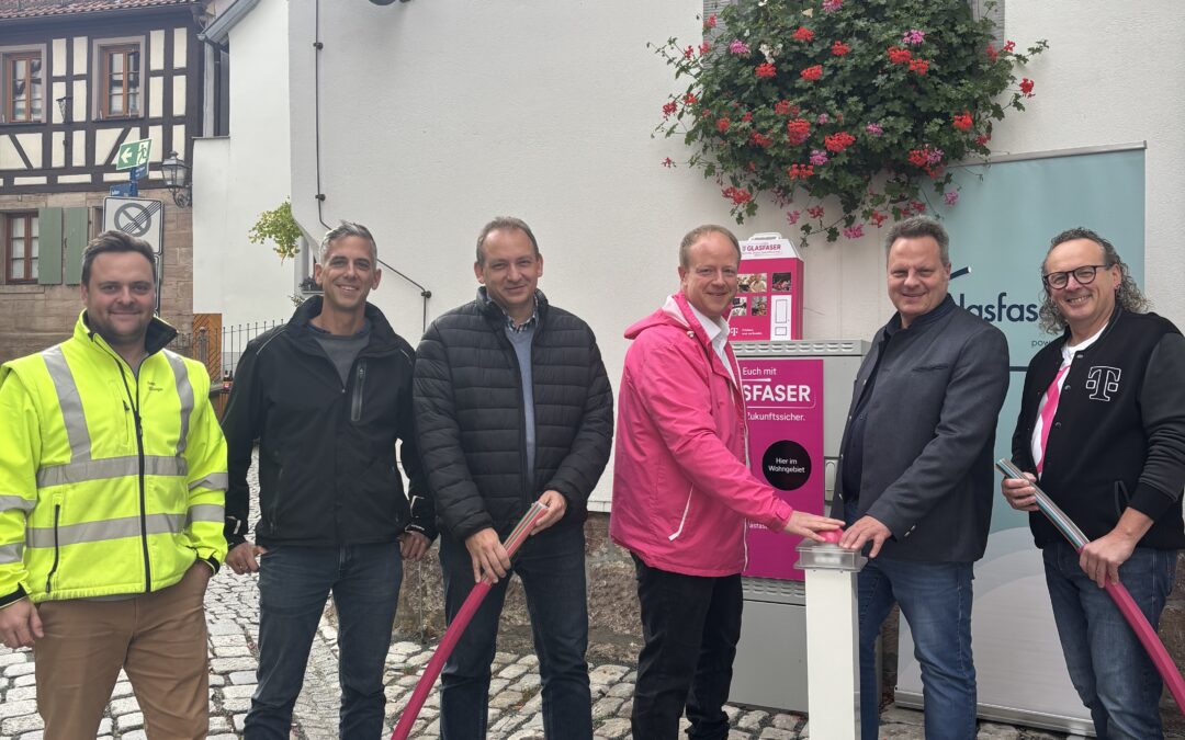 Premiere in Kulmbach: GlasfaserPlus bringt Kunden auf Gigabit-Geschwindigkeit
