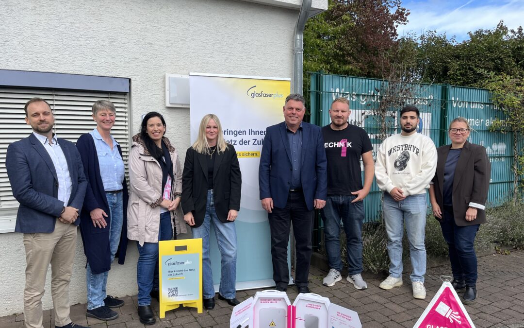 GlasfaserPlus schließt Glasfaserausbau in Rosbach vor der Höhe erfolgreich ab