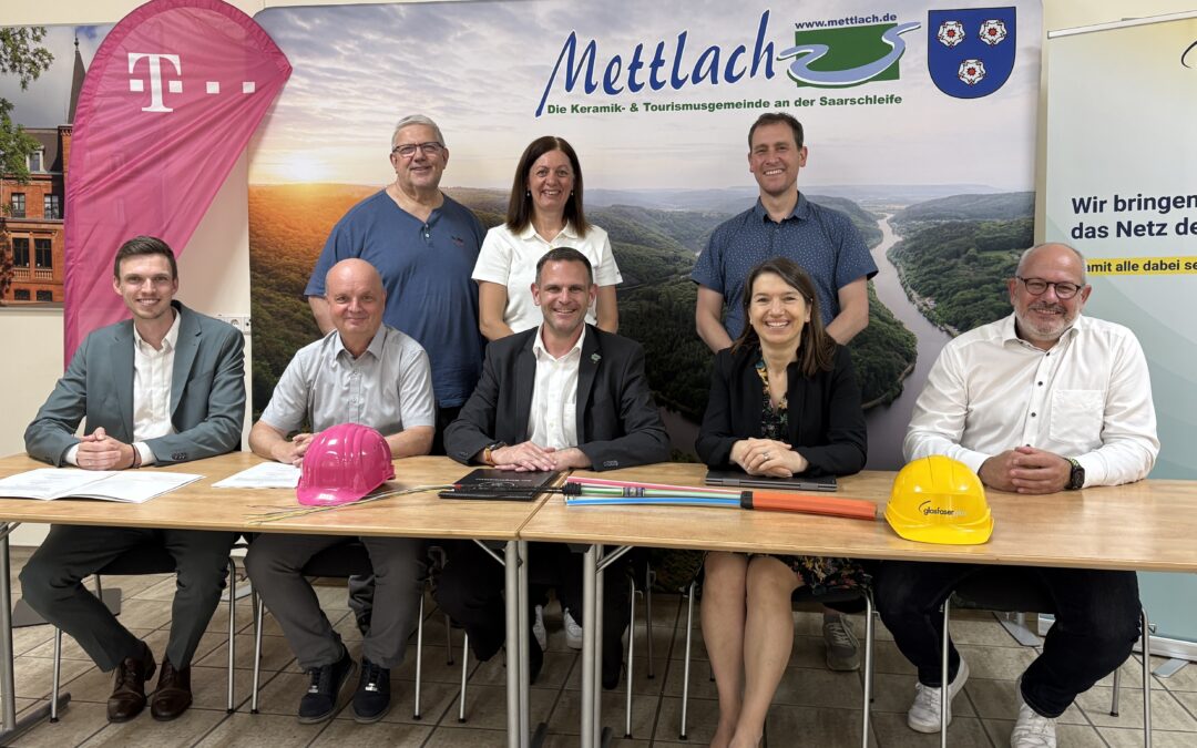 Startschuss für geförderten Glasfaser-Ausbau in der Gemeinde Mettlach