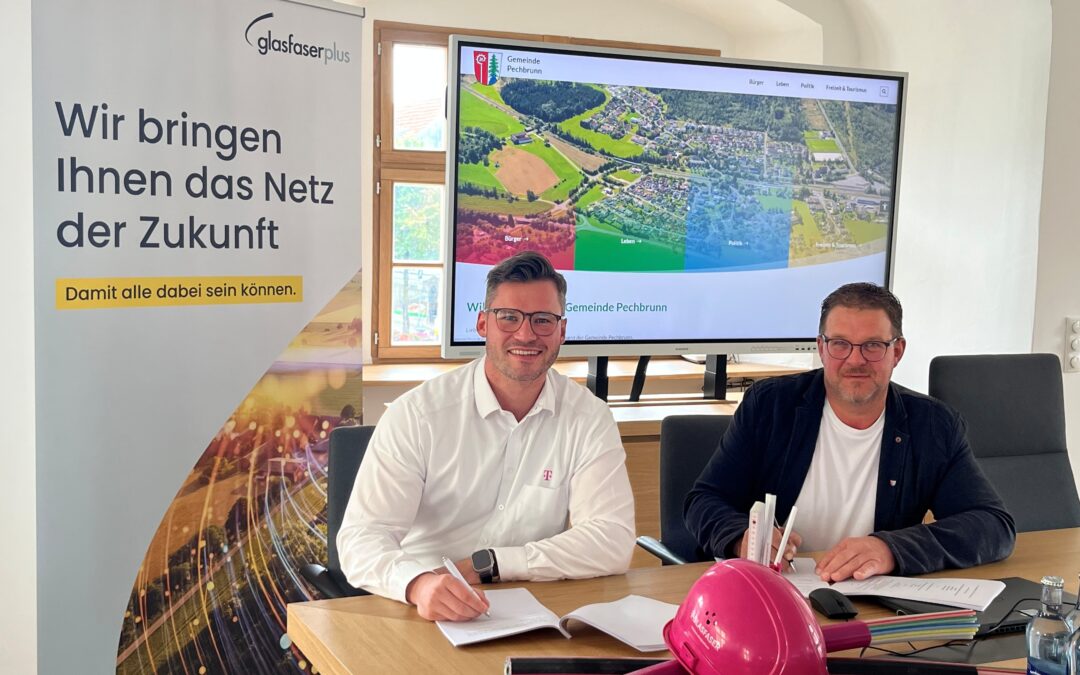 GlasfaserPlus baut in Pechbrunn Glasfaser-Anschlüsse