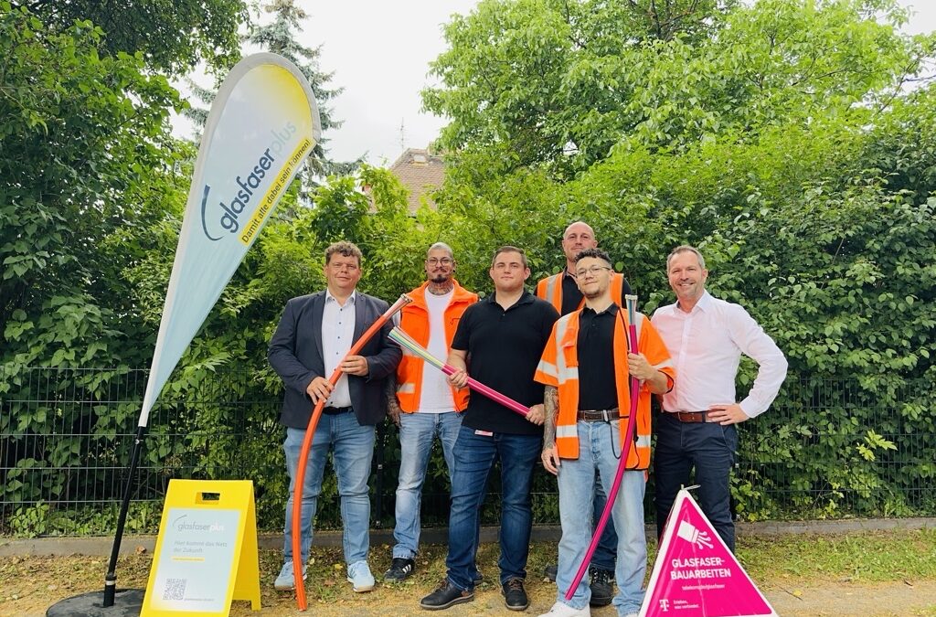 Spatenstich für den Glasfaser-Ausbau in Kölleda