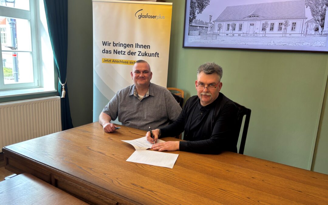 GlasfaserPlus baut in Joachimsthal Glasfaser-Anschlüsse