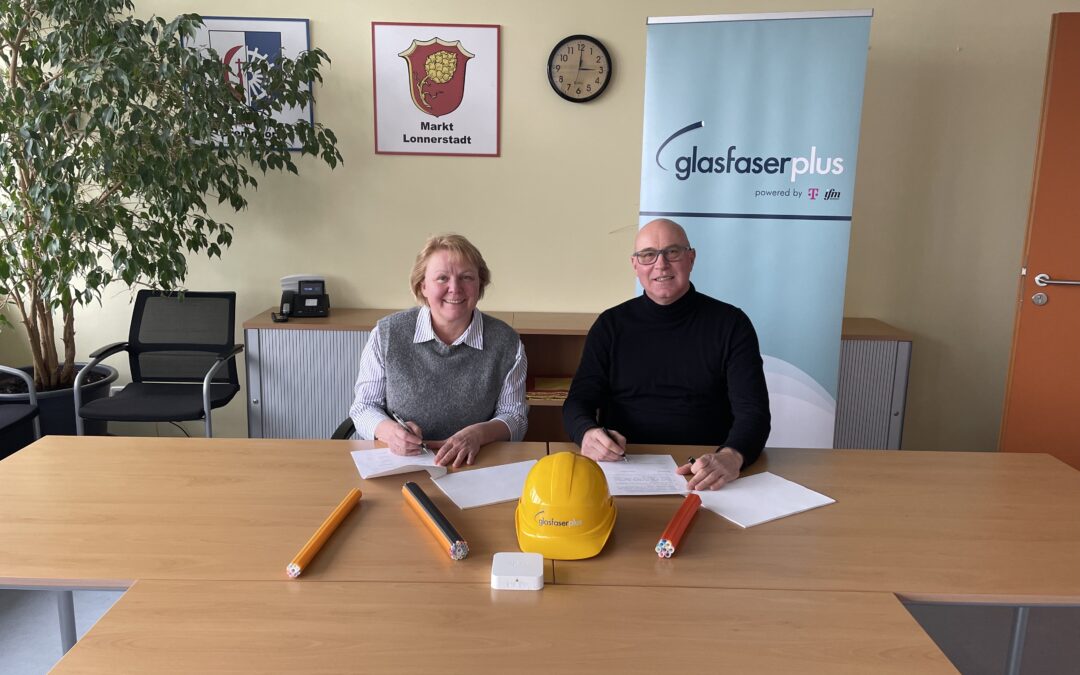 GlasfaserPlus baut in Lonnerstadt Glasfaser-Anschlüsse