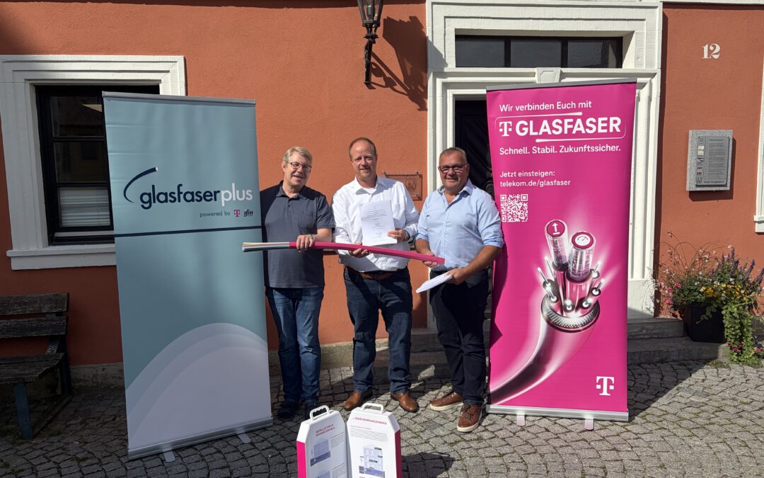 GlasfaserPlus baut in Burghaslach Glasfaser-Anschlüsse