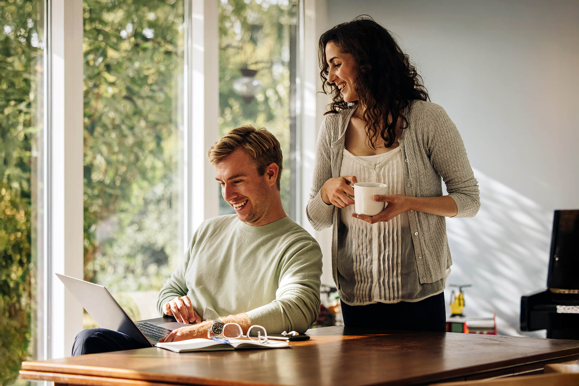 Nutzer Ehepaar Laptop Nutzer Ehepaar Laptop