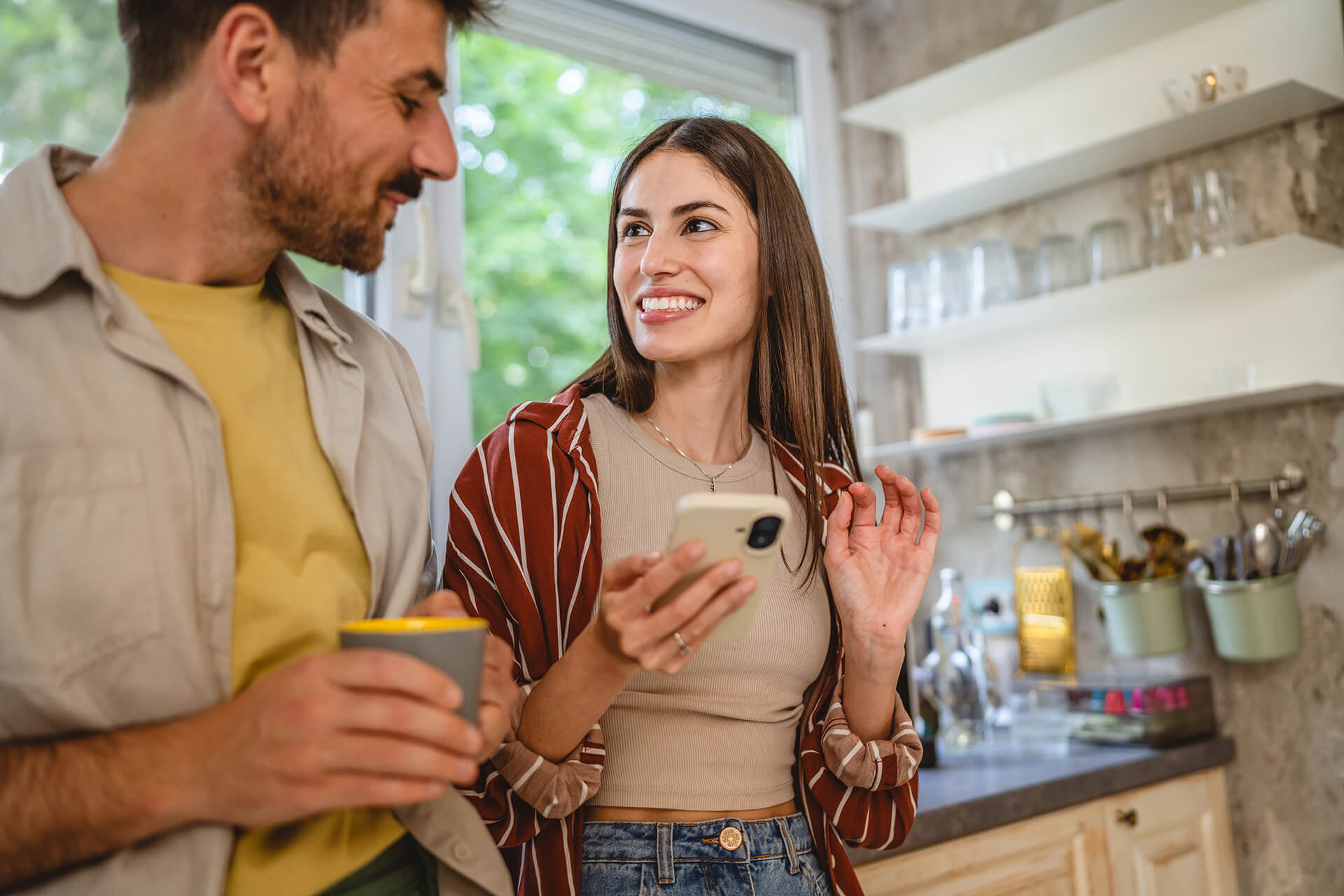 Nutzer Smartphone Pärchern