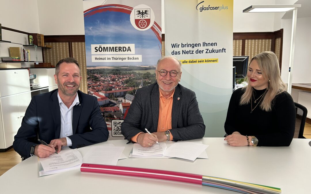 GlasfaserPlus baut in Sömmerda Glasfaser-Anschlüsse