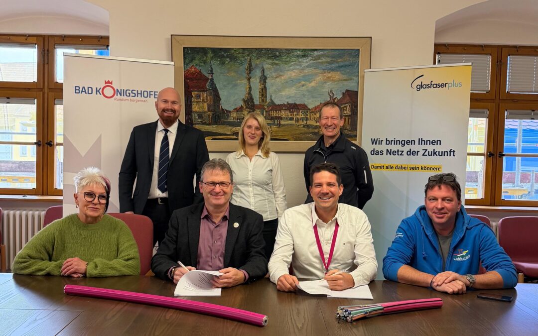 Geförderter Breitbandausbau: GlasfaserPlus baut Glasfaser-Anschlüsse in Bad  Königshofen i. Gr. sowie in Sulzfeld i. Gr. und Sulzdorf a. d. Lederhecke