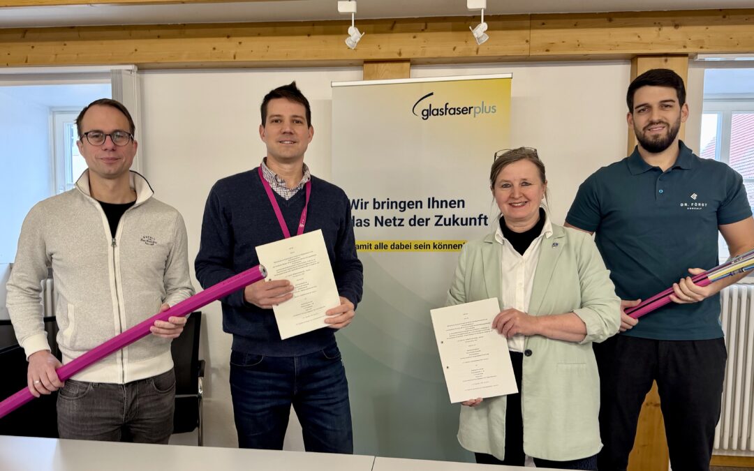 GlasfaserPlus baut in Breitbrunn Glasfaser-Anschlüsse